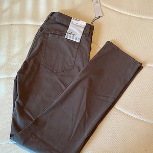 Joes pants size 34 the Brixton straight + narrow kinetic NWT brushed nickel